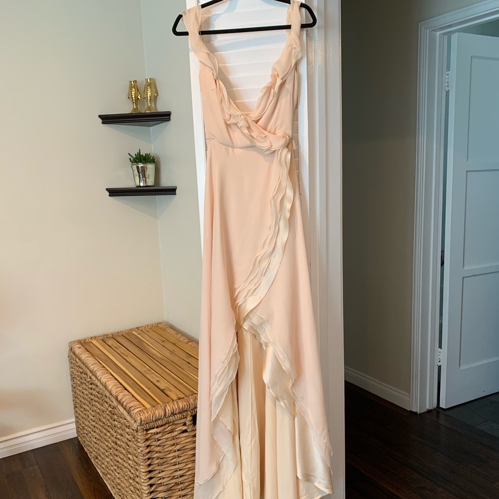 Richard Tyler Wedding dress in champagne. Rare!!